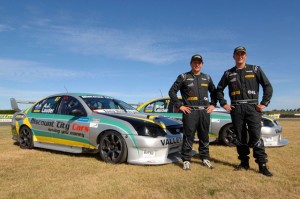 Team Aegis Oil 2013 AJ and Brad Lauder and their V8 Falcons. Team Aegis Oil 2013 AJ and Brad Lauder and their V8 Falcons.