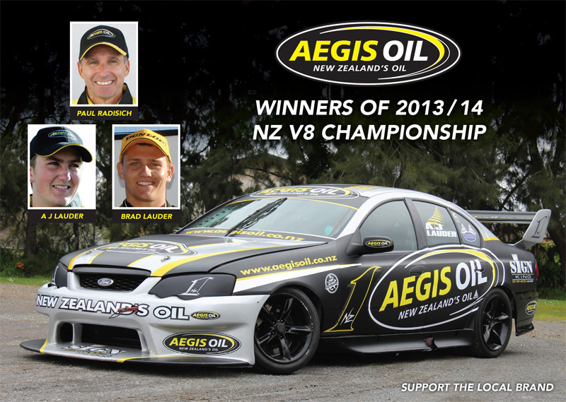 New Zealand V8 Champion AJ Lauder
